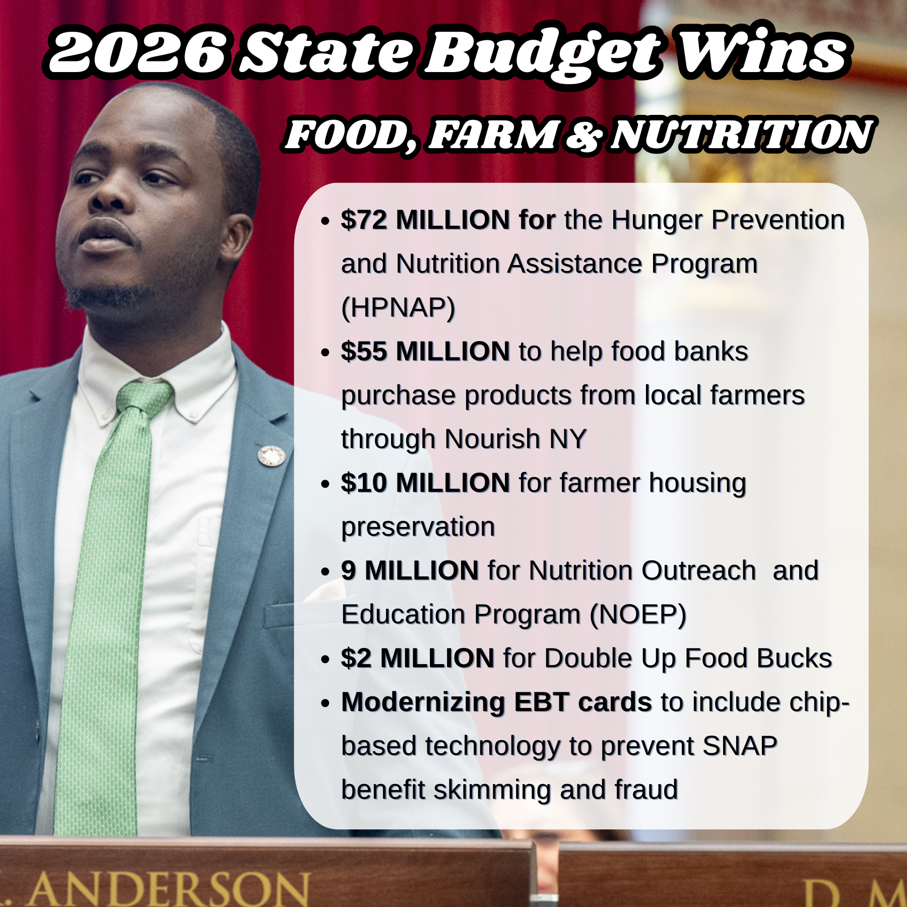 2026 State Budget Wins - Food, Farm and Nutrition